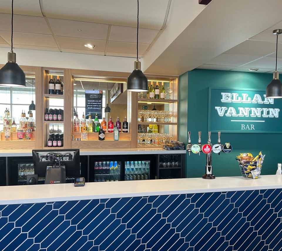 Isle of Man Airport cafe